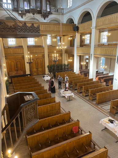 Préparation des visites de la Synagogue consistoriale de Metz